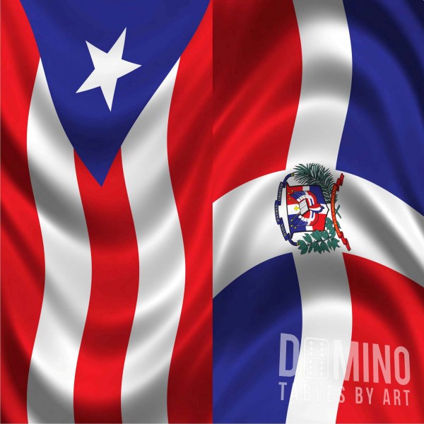 T115 Dominican and PR Flag